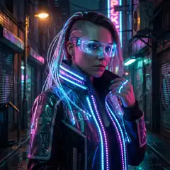 Cyberpunk portrait
